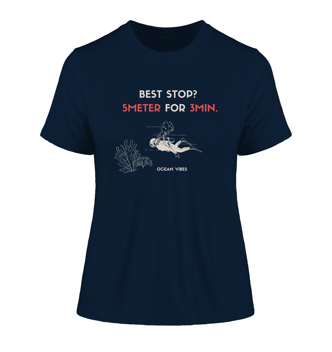 Safety stop - Fitted Ladies Organic Shirt