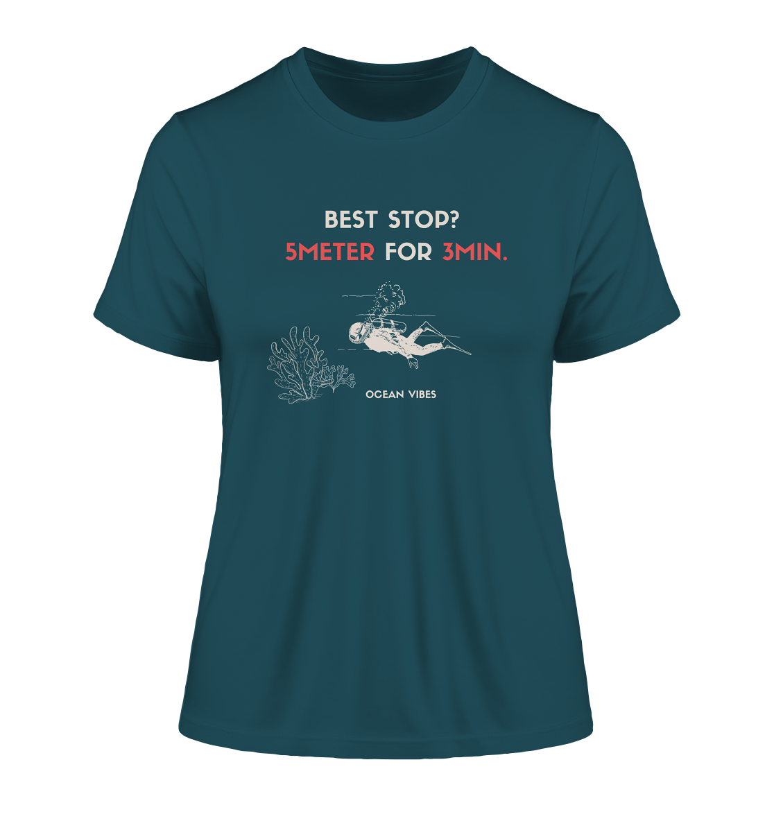 Safety stop - Fitted Ladies Organic Shirt