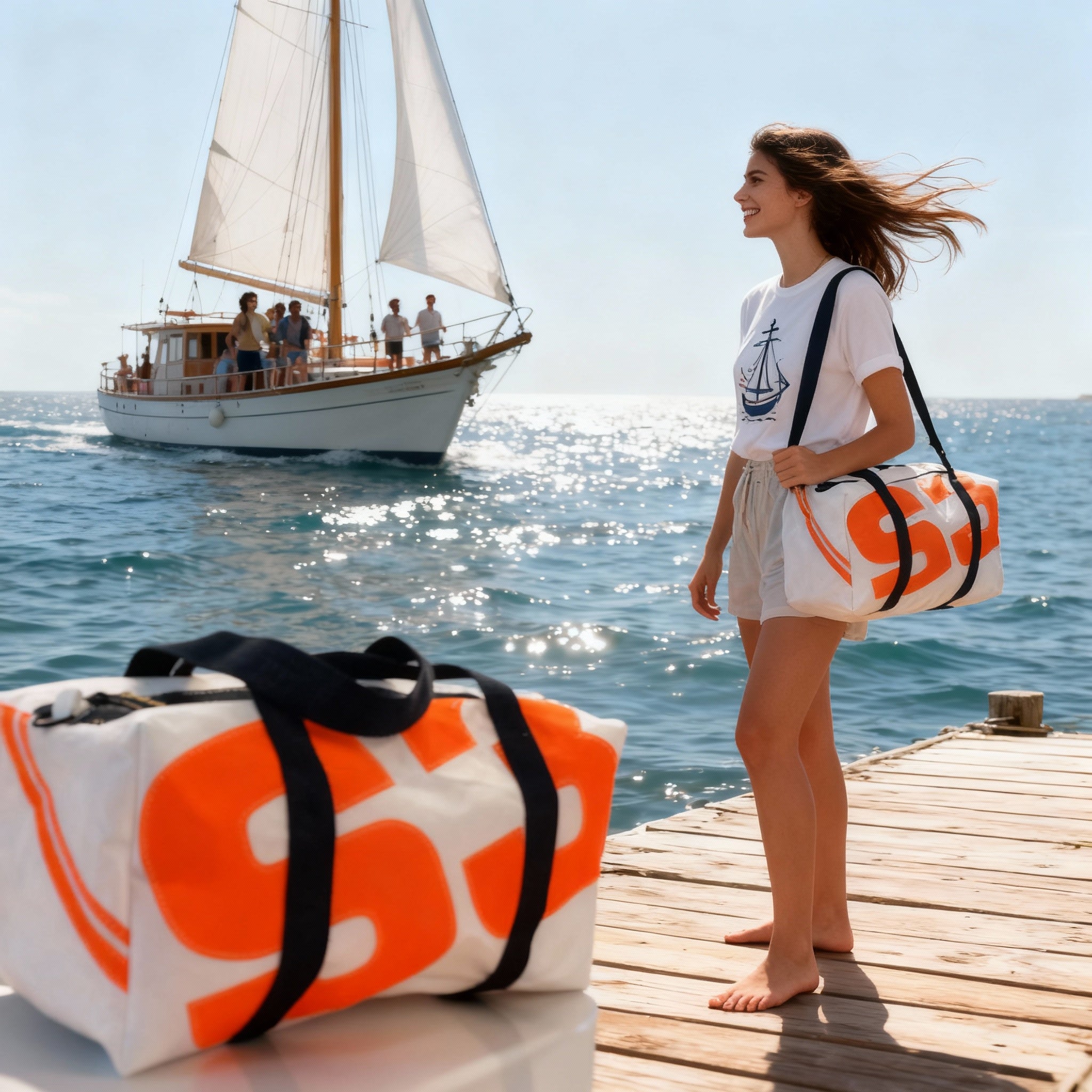 Upcycled Sail Bag