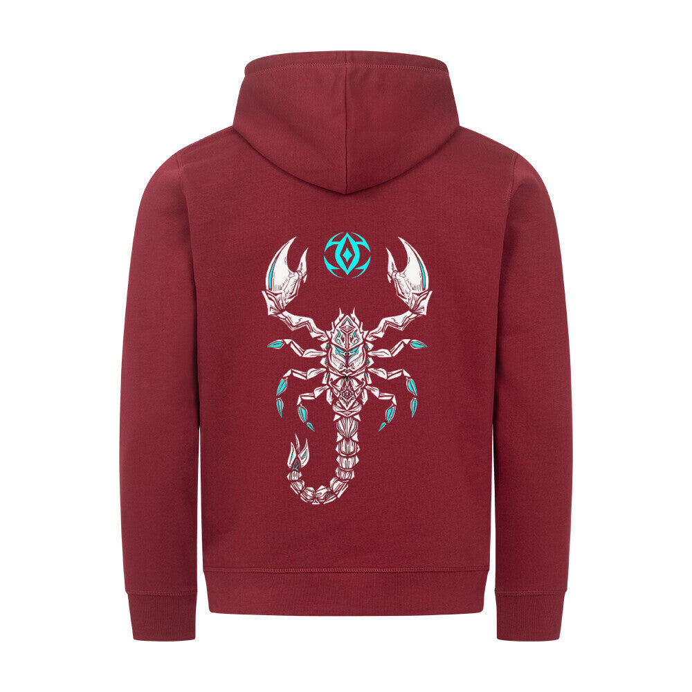 GIBOUS SNAKE SCORPION CHECK SHIRT HOODIE Premium Organic Hoodie