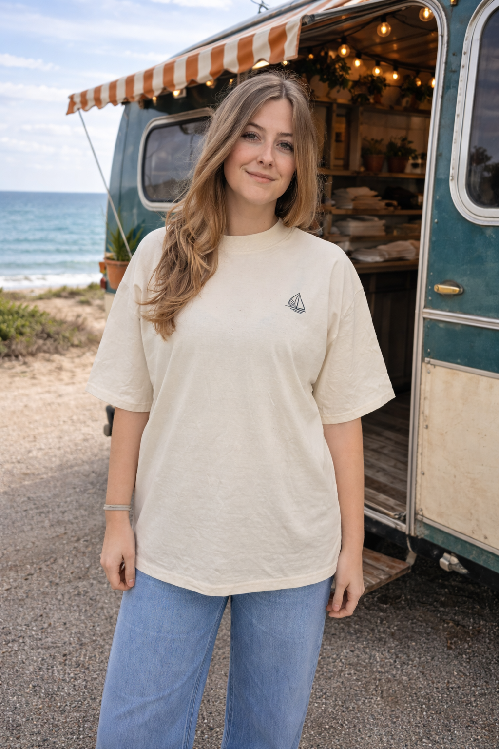 Bio-Oversize T-Shirt - Sailing