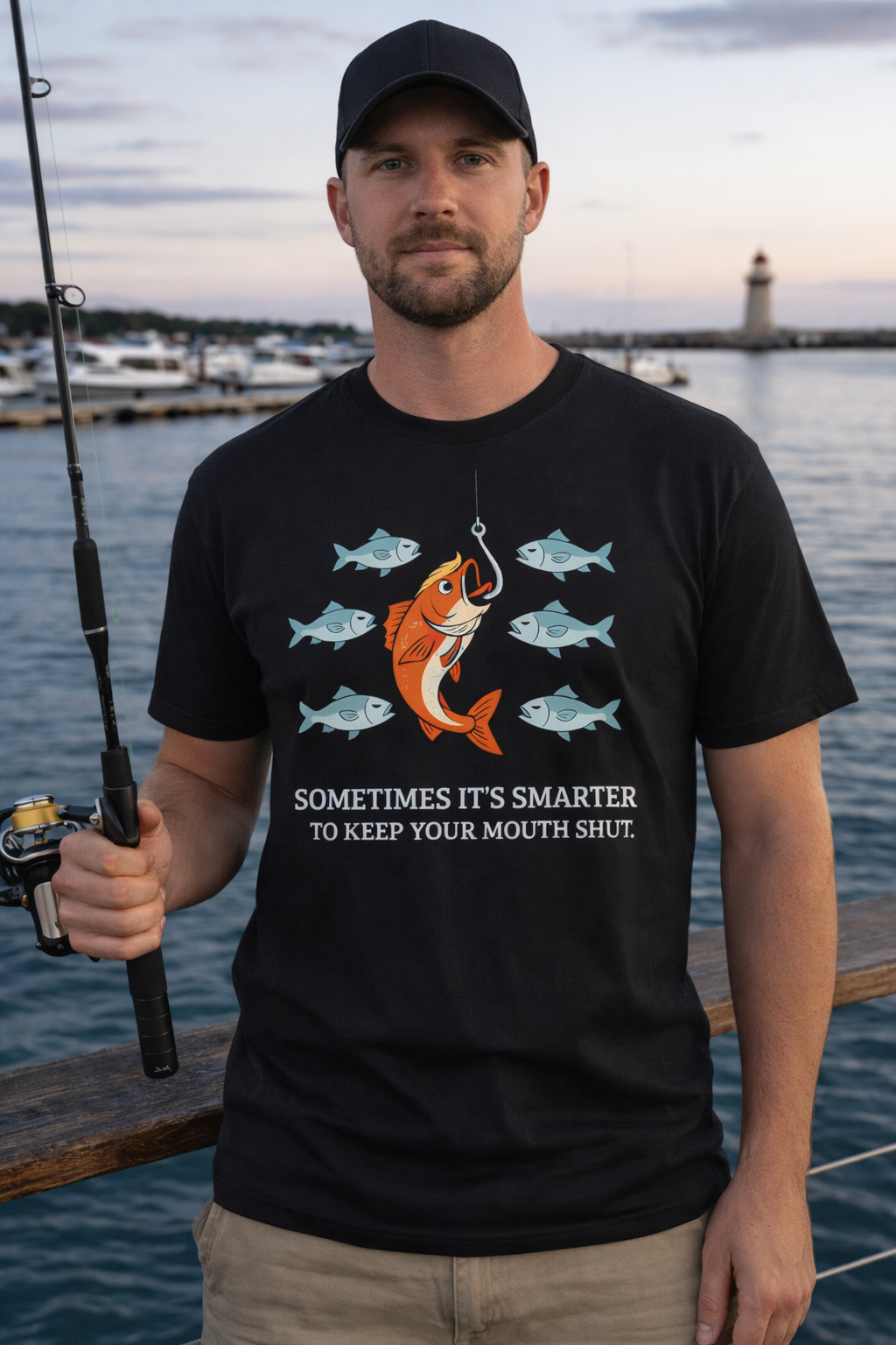 Bio- T-Shirt - SOMETIMES IT’S SMARTER TO KEEP YOUR MOUTH SHUT.