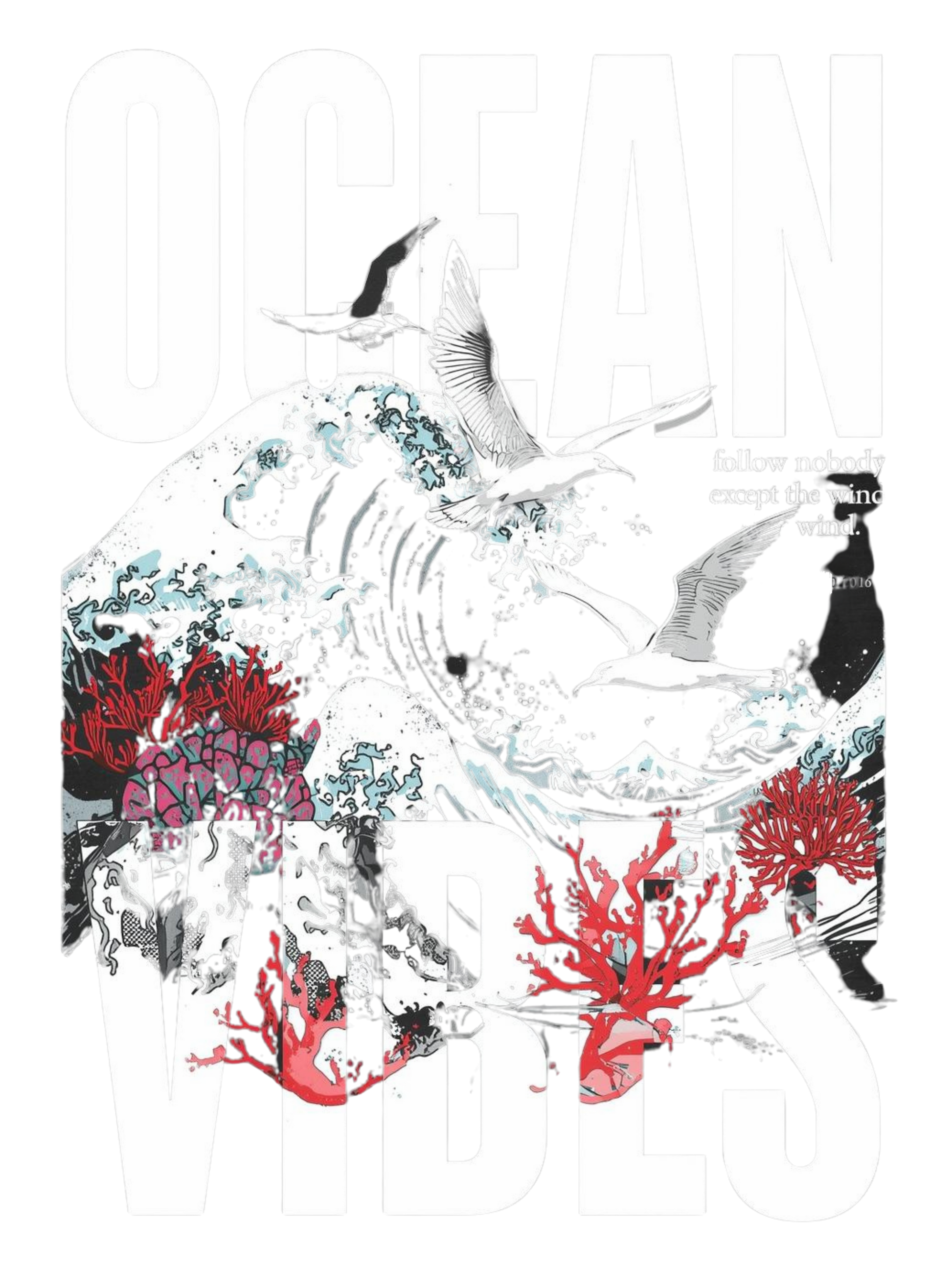 Organic Hoodie - Ocean Vibes