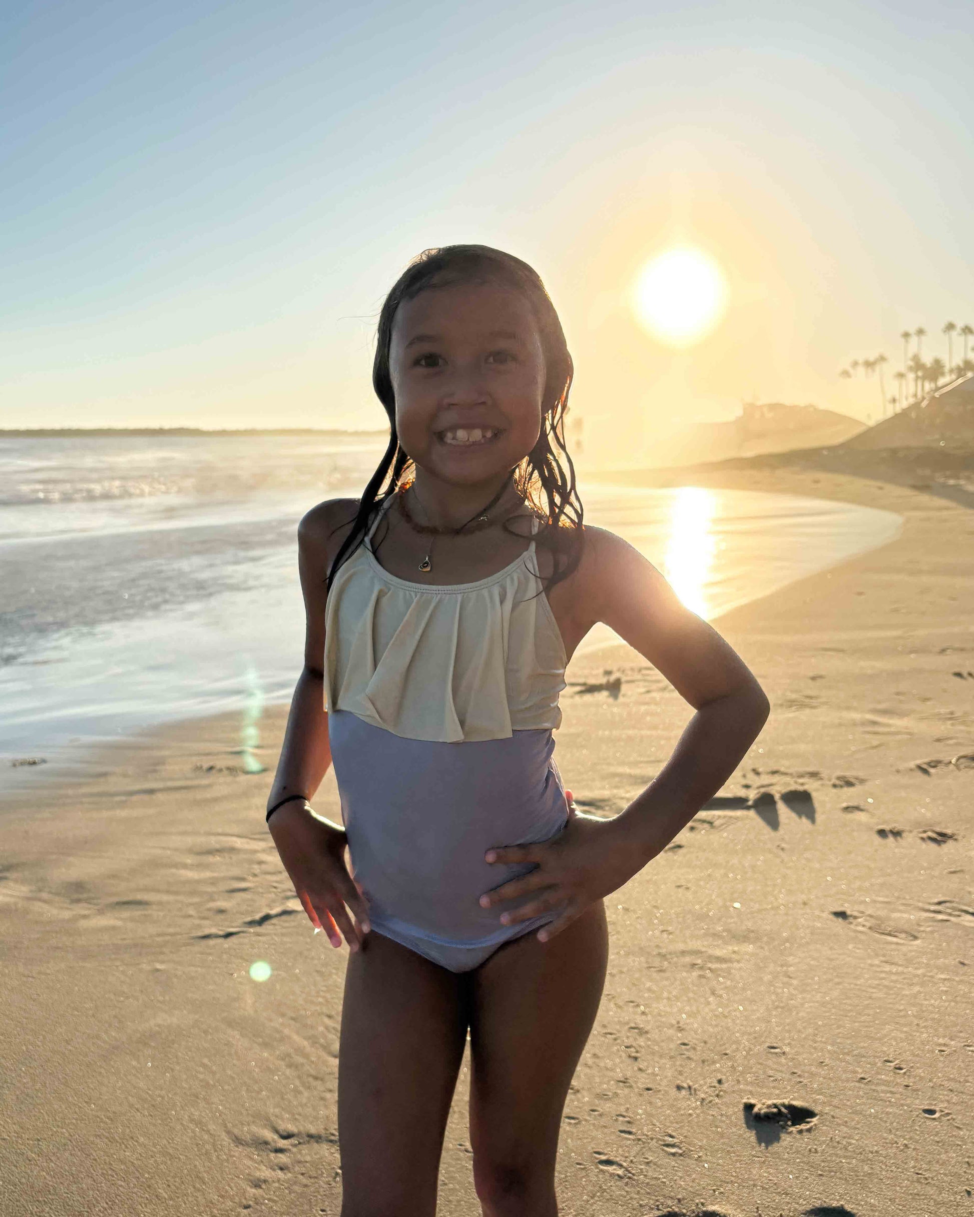 Ava Mädchen Badeanzug