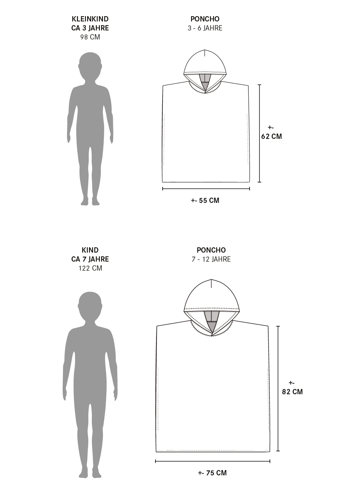 Kinder Badeponcho Flow