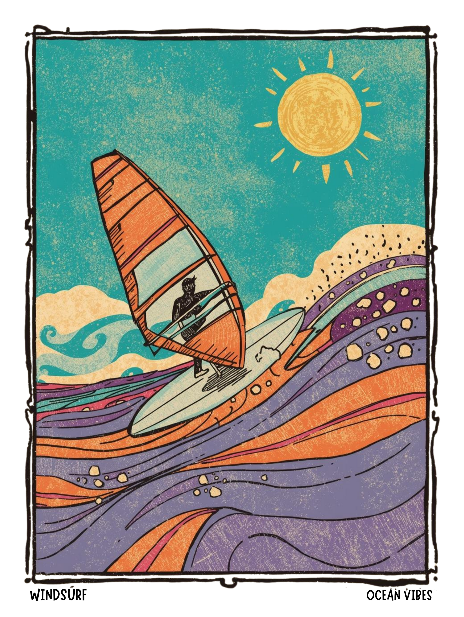 Hoodie - Windsurfer
