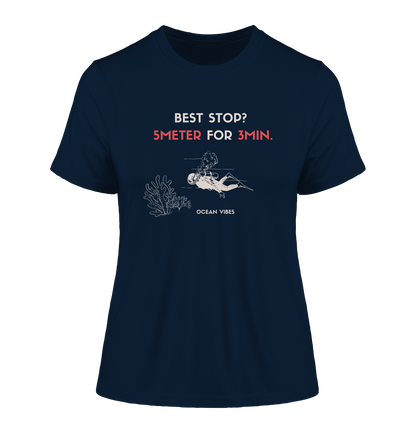 Safety stop - Fitted Ladies Organic Shirt