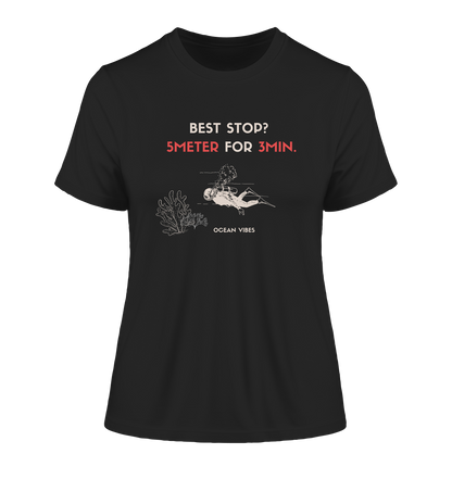 Safety stop - Fitted Ladies Organic Shirt