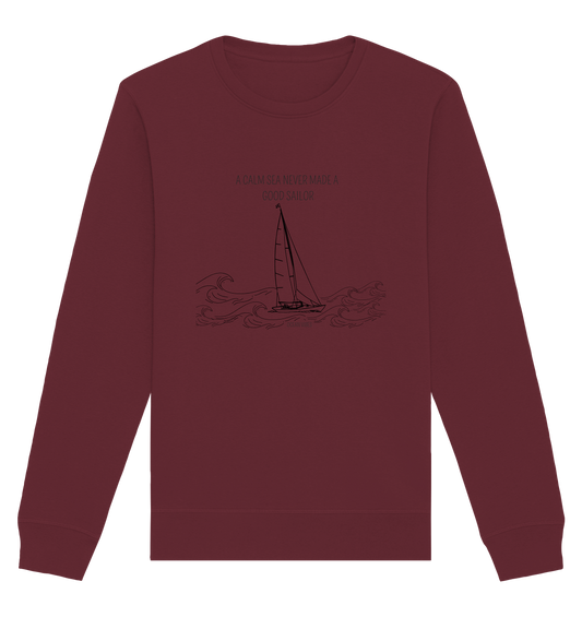 Sailboat in the Ocean - Organic Basic Unisex Sweatshirt